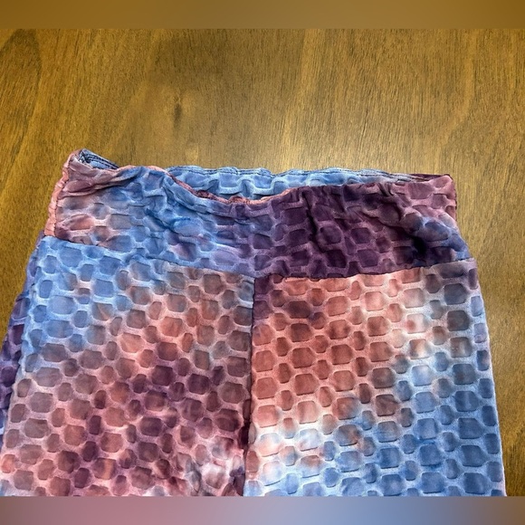 Eye Candy Multicolor Leggings Set Top Size Medium Leggins Size  Small (0345) - Picture 7 of 16